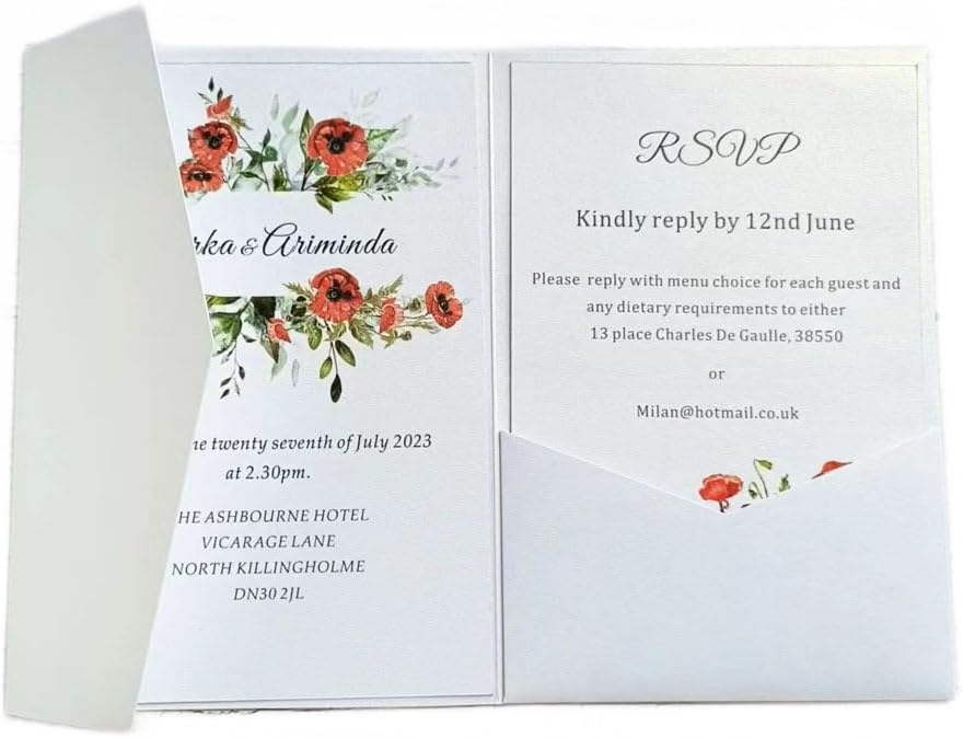 Millasaw Enveloppes De Poche