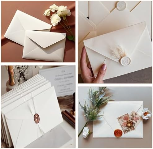 Vue 2 de Pieces Enveloppes Blanches En