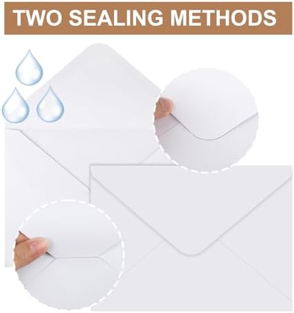 Vue 5 de Pieces Enveloppes Blanches En