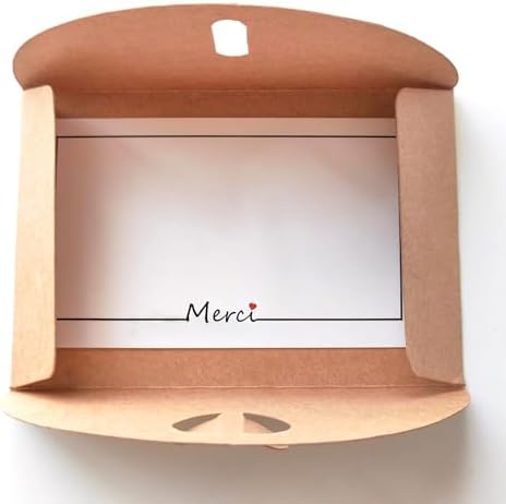 Vue 4 de Pieces Petite Enveloppes Kraft