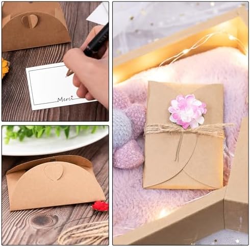 Vue 5 de Pieces Petite Enveloppes Kraft