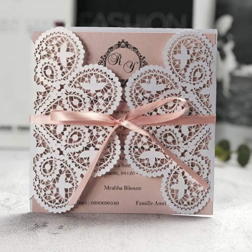 Vue 4 de Pieces Cartes Dinvitation De