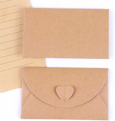 Vue 6 de Pieces Petite Enveloppes Kraft