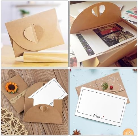 Vue 7 de Pieces Petite Enveloppes Kraft