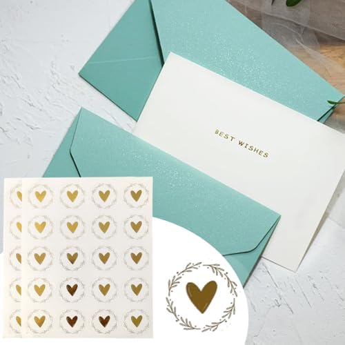 Vue 6 de Pcs Autocollants Coeur Stickers