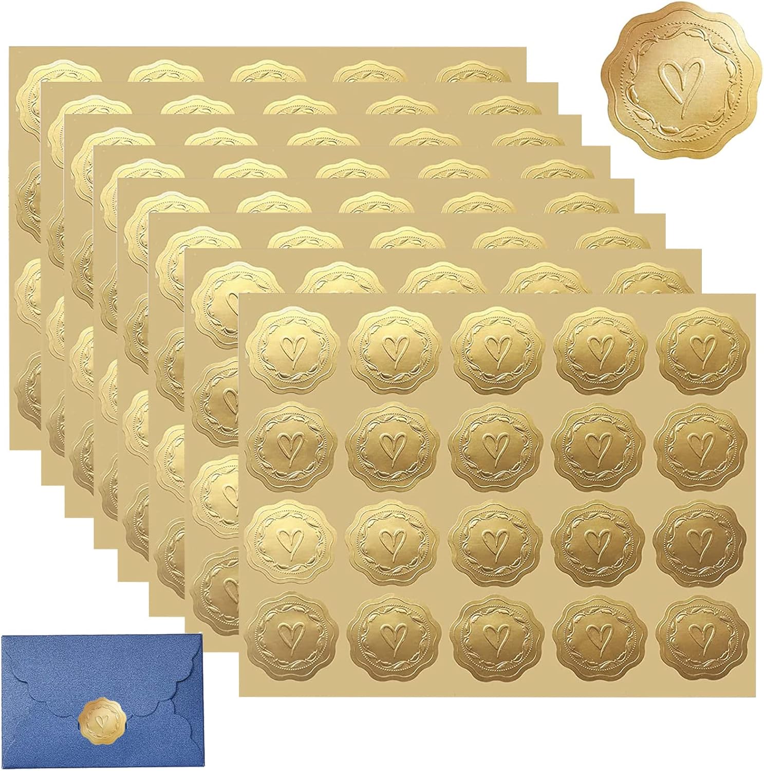 Pcs Autocollants De Sceaux