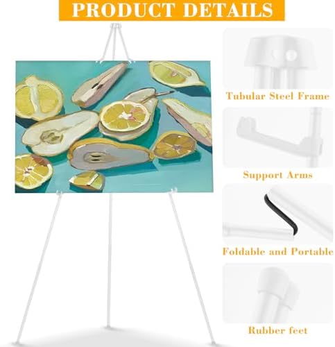 Vue 3 de Puwowye Chevalet Dartiste Reglable