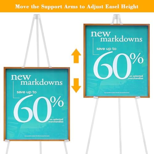 Vue 6 de Puwowye Chevalet Dartiste Reglable