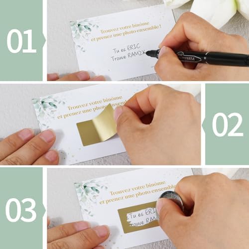 Vue 3 de Cartes Jeu Des Binomes