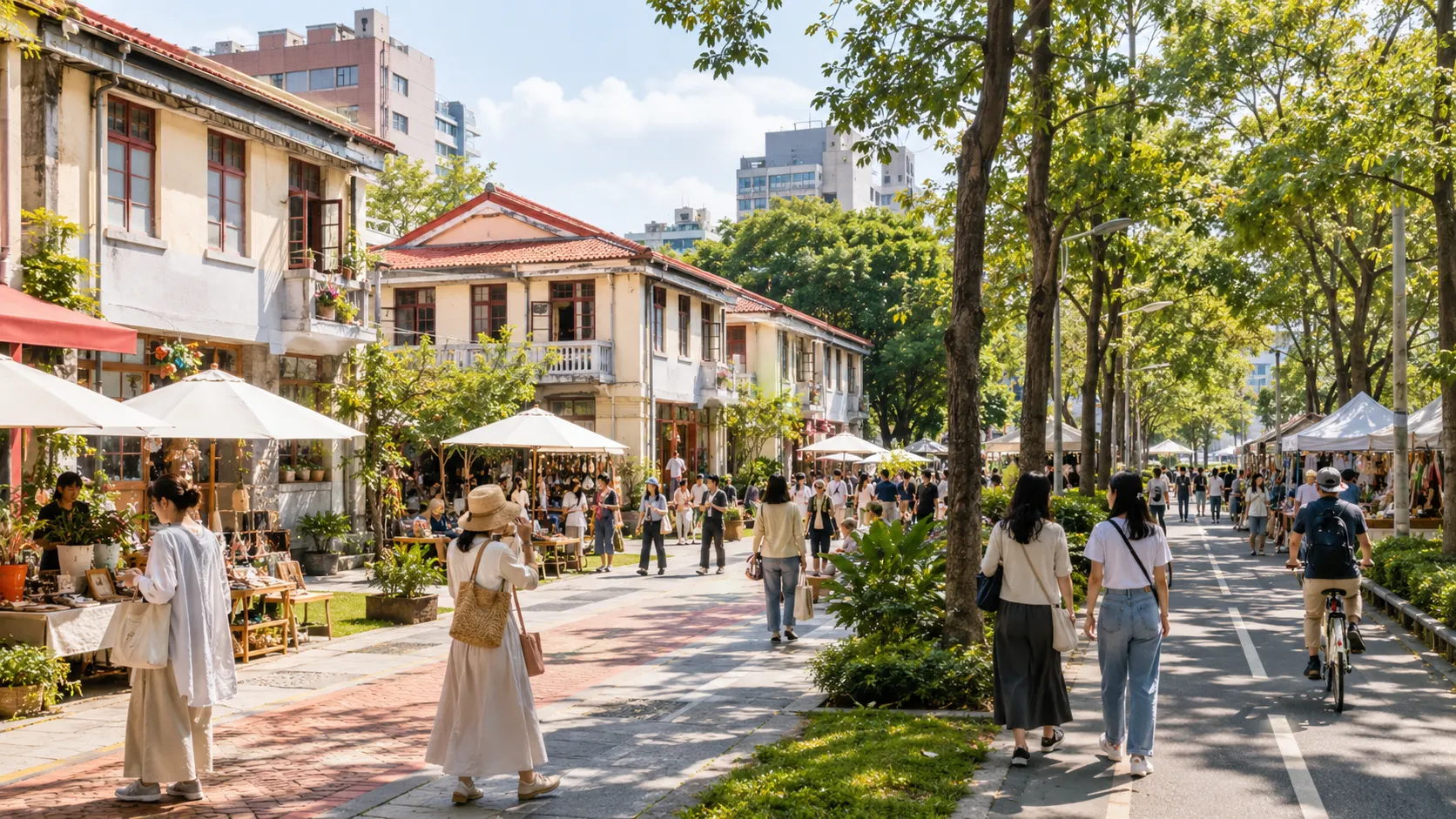 台中必逛文創聖地！【審計新村＆草悟道】2026藝文市集、周邊美食與文青網美一日遊完全規劃指南