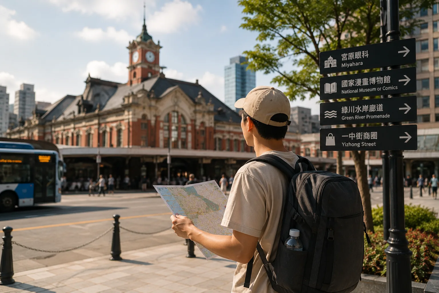 台中背包客一日路線｜住火車站附近怎麼玩最省交通費？