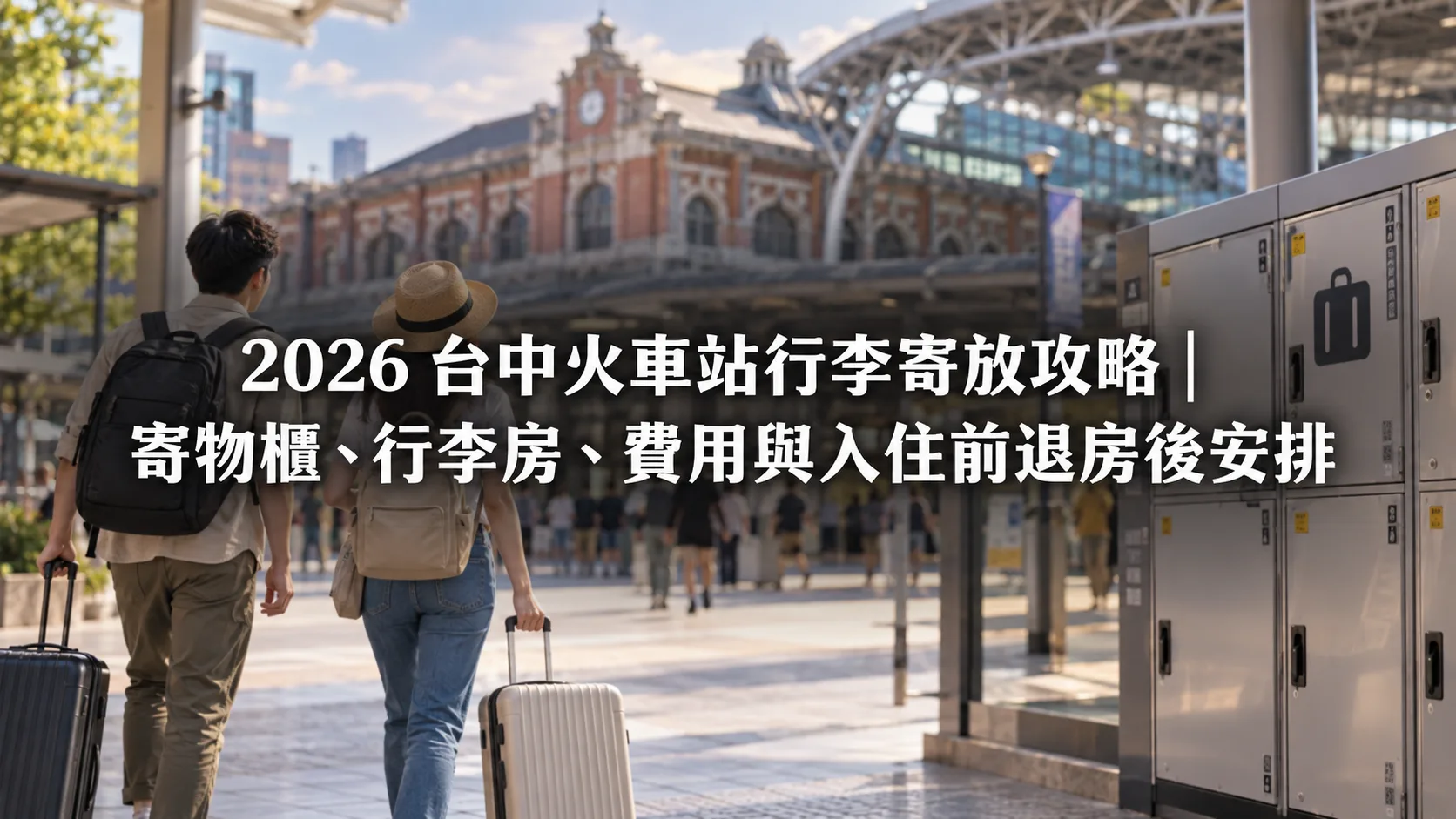 2026 台中火車站行李寄放攻略｜寄物櫃、行李房、費用與入住前退房後安排