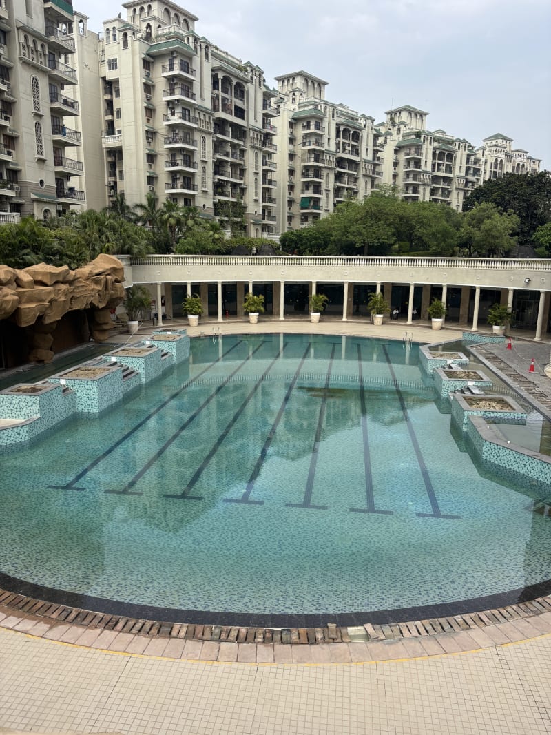 ATS Village pool — after filtration replacement, reduced clarity