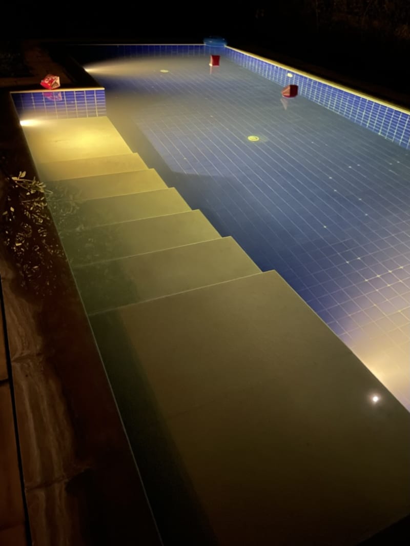 Visible particulate in water