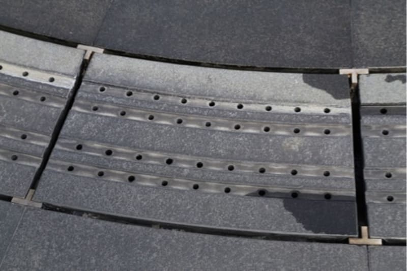 Deck drain detail