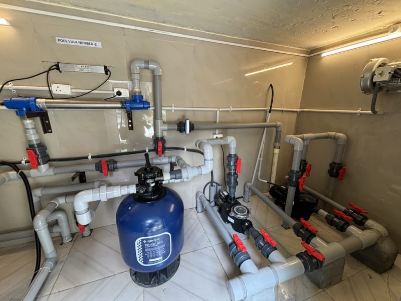 Plant room — correct installation