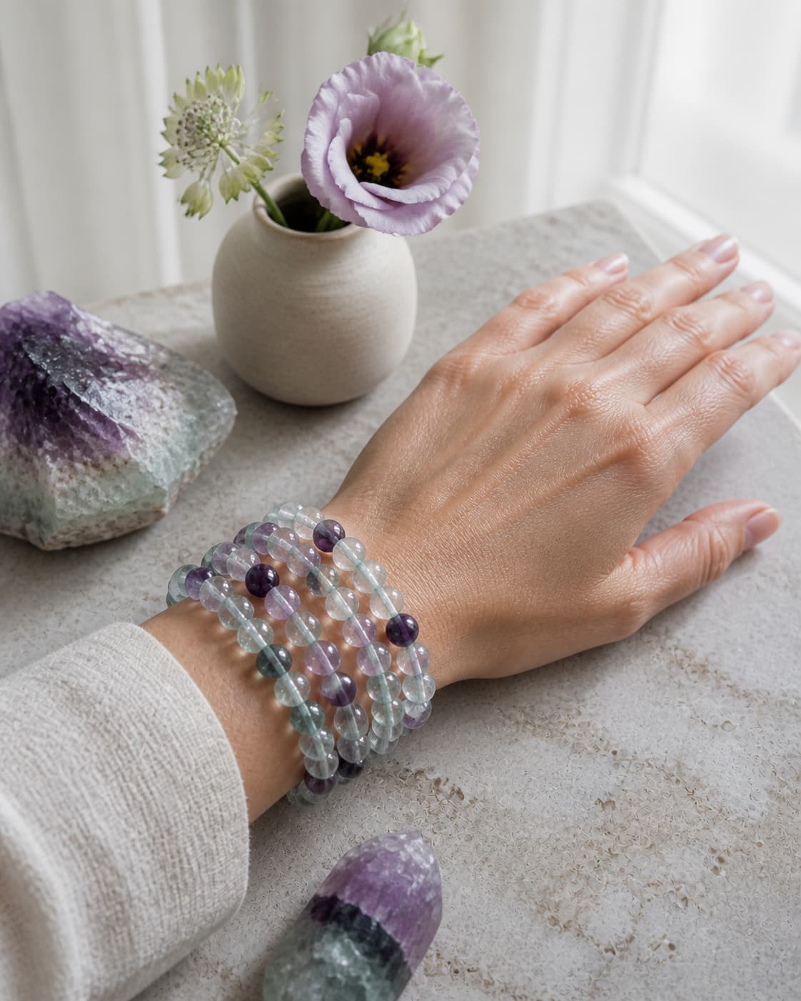 Pulsera de Fluorita