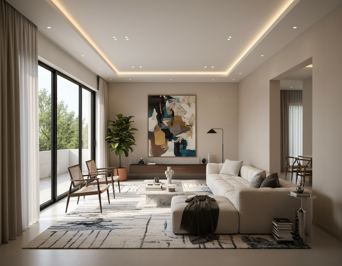 Empty to Furnished after AI redesign