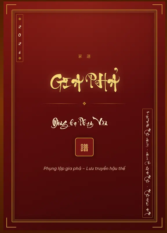 5 bước tạo và in gia phả dòng họ trên Cội Nguồn - hình minh họa