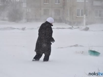 Мороз и метель в Оренбургской области