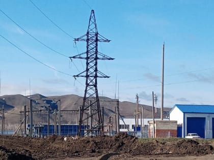 В селе Хабарное Новотроицка возобновлено электроснабжение от сети