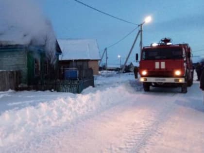 В селе Черный отрог из-за неосторожности при курении произошел пожар. Погиб мужчина