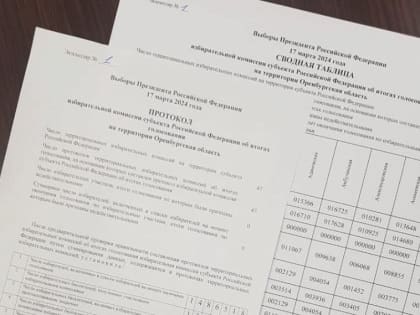 В Новотроицке подвели итоги голосования на выборах президента России