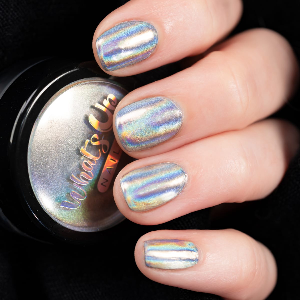Chrome holo swatch