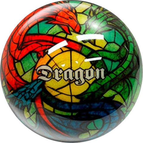SWAG Dragon Stained Glass Poly