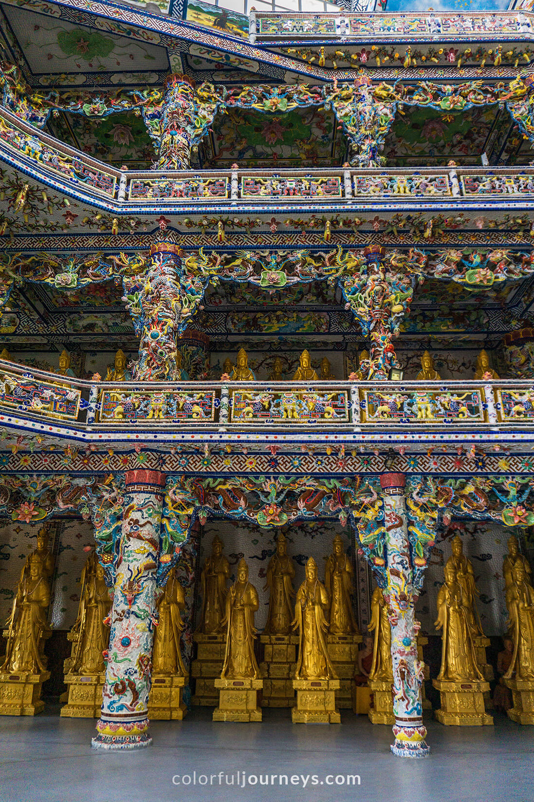 Linh Phuc Pagoda in Dalat, Vietnam