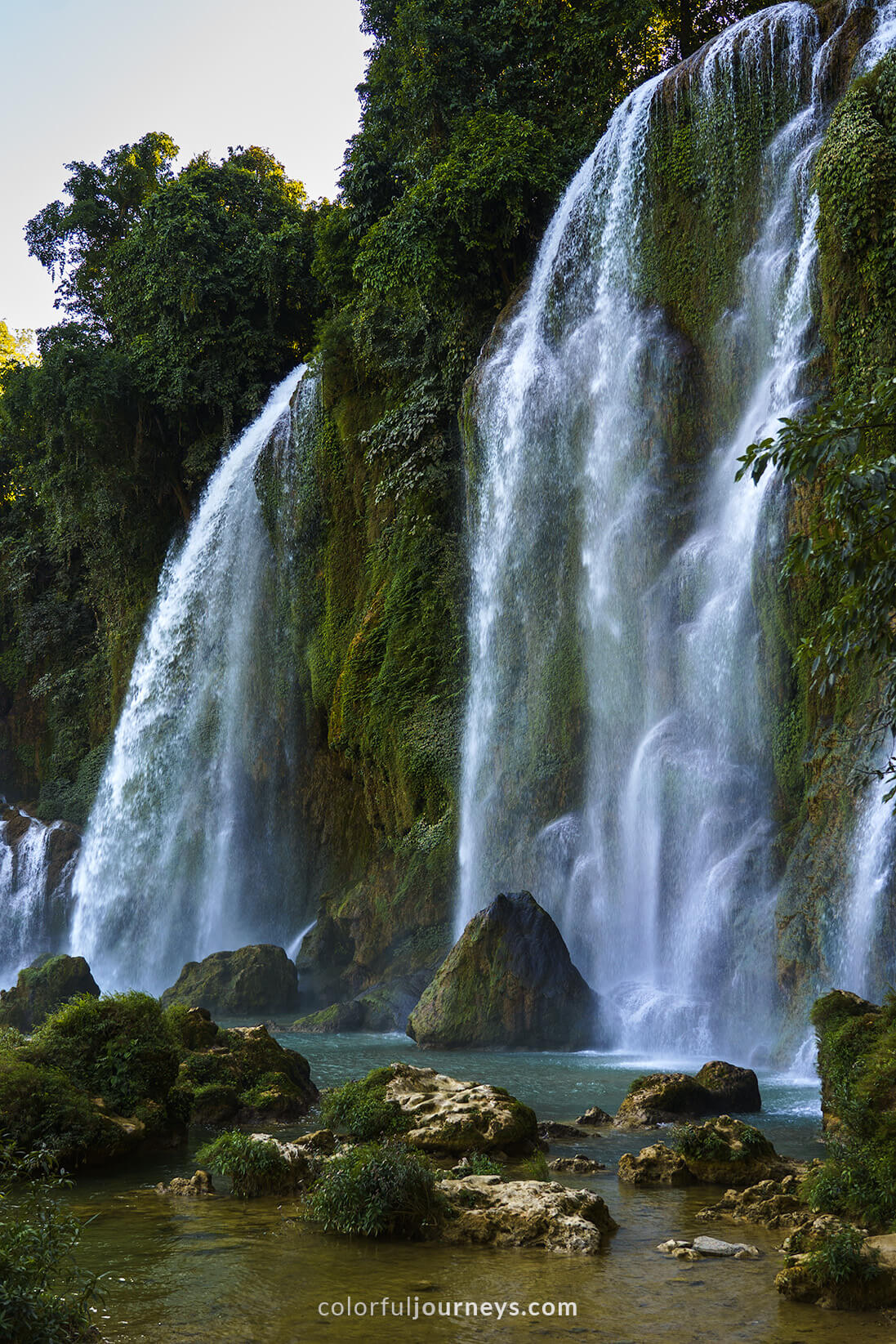 Ban Gioc waterfall in Vietnam