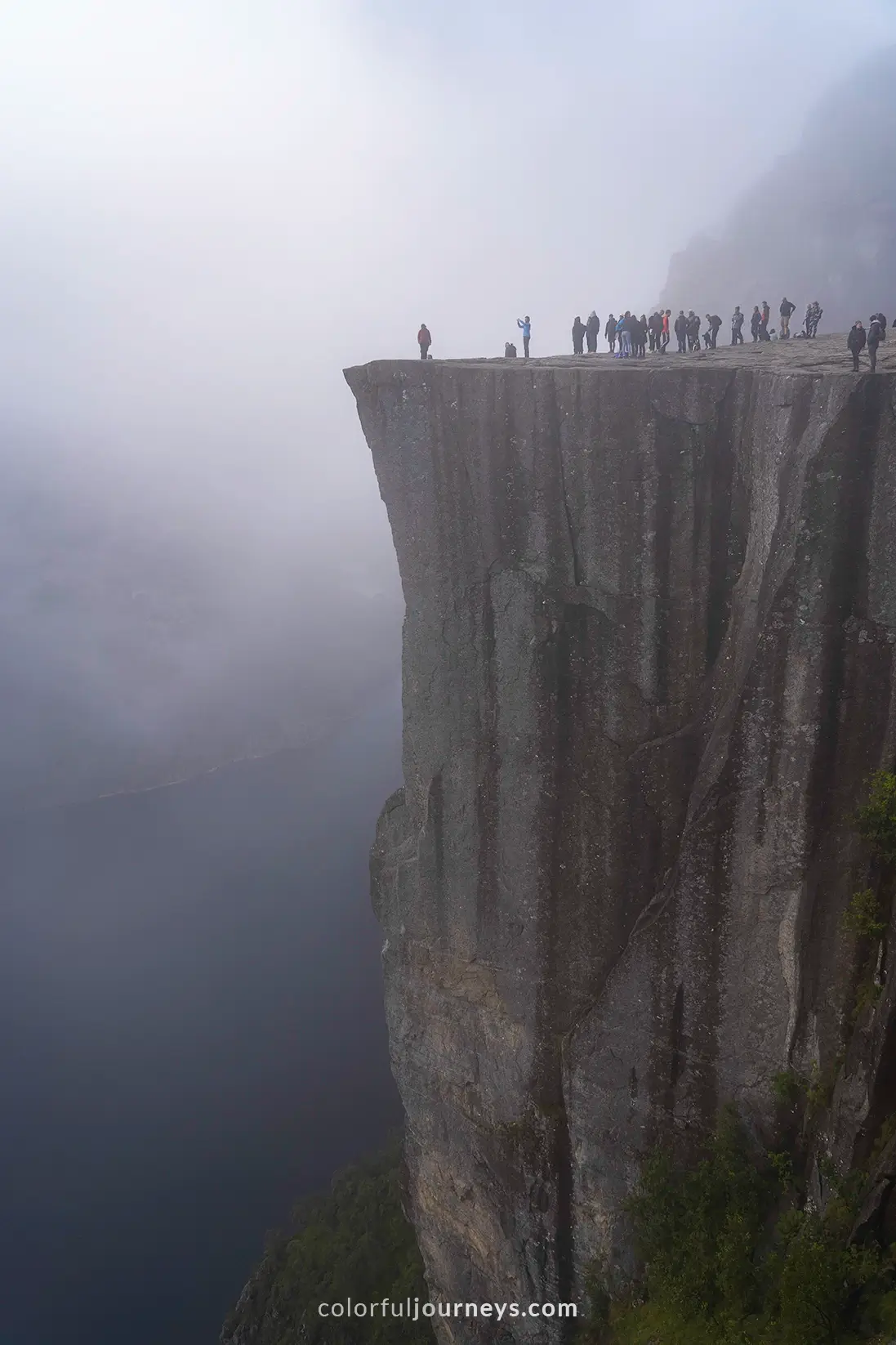 Pulpit rock in Norway