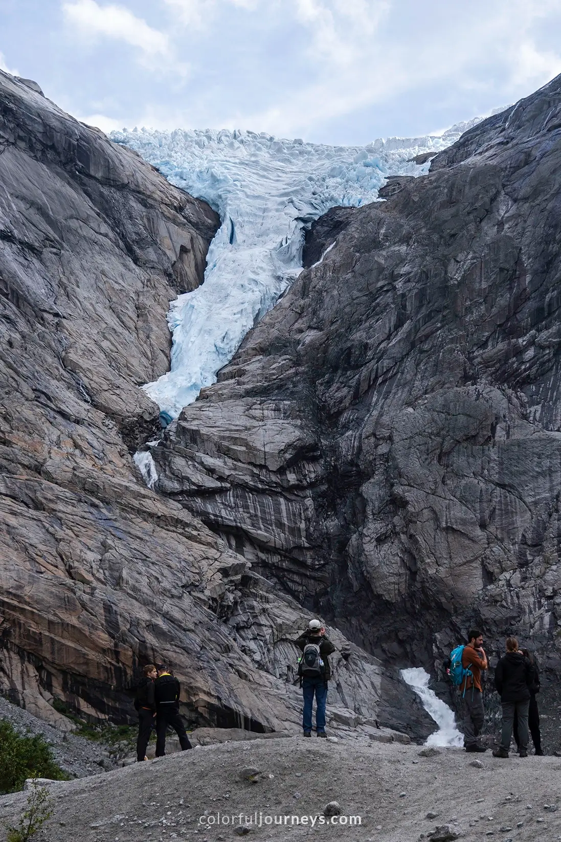 Briksdalsbreen Glacier in Norway