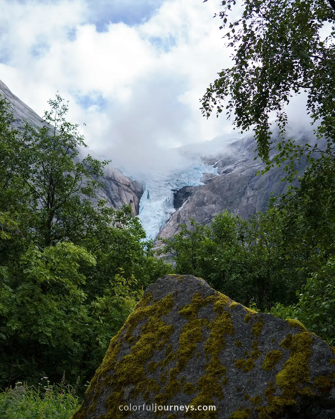 Briksdalsbreen Glacier in Norway