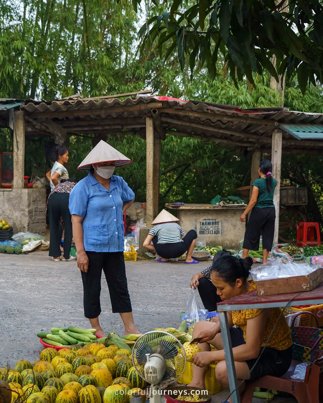 A market in Ninh Binh