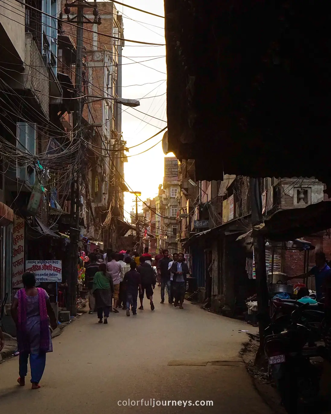 The busy streets of Kathmandu, Nepal