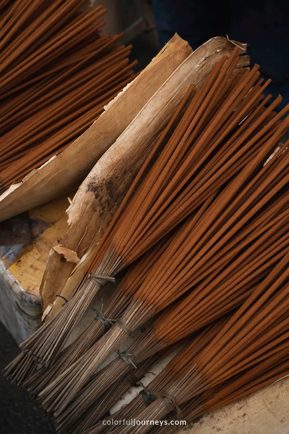 Incense at Bac Ha market, Vietnam