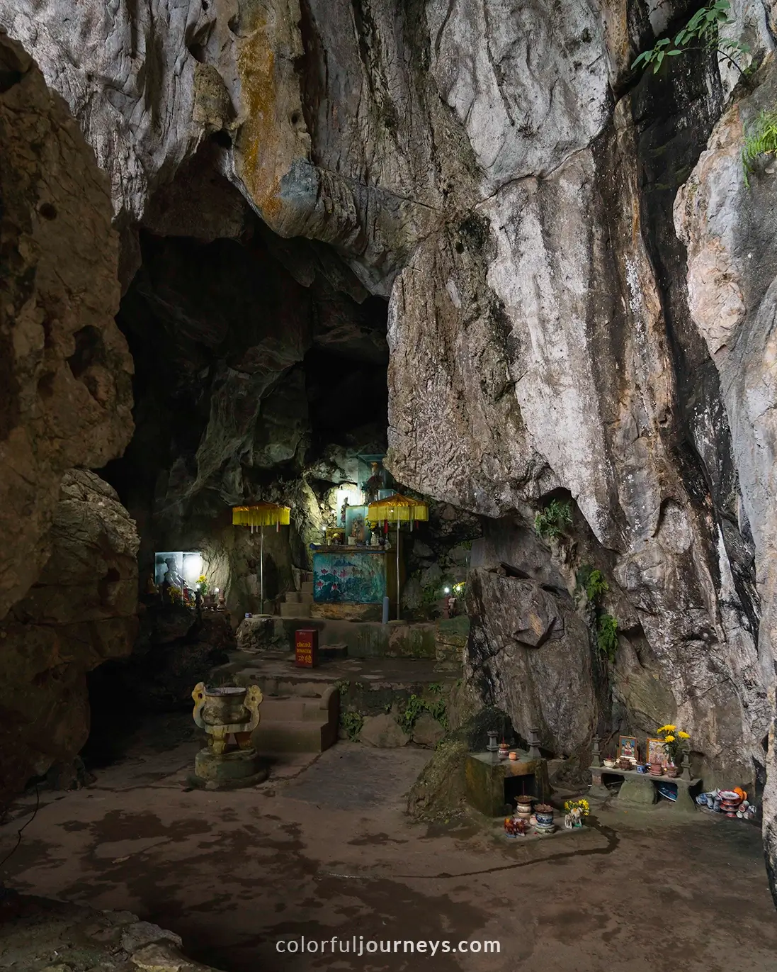 Linh Nam Cave at the Marble Mountains in Da Nang, Vietnam