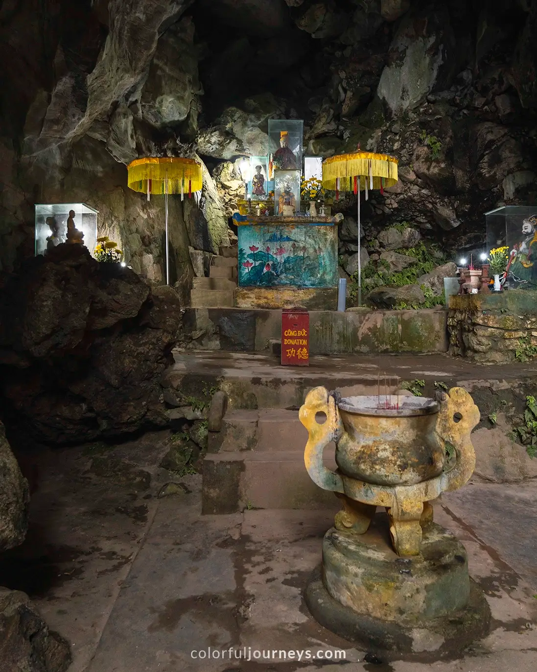 Linh Nam Cave at the Marble Mountains in Da Nang, Vietnam