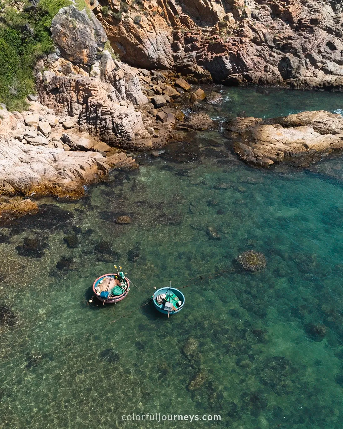 Hon Yen viewpoint in Phu Yen, Vietnam