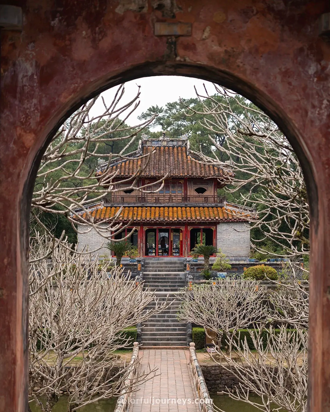 Minh Mang Mausoleum in Hue, Vietnam