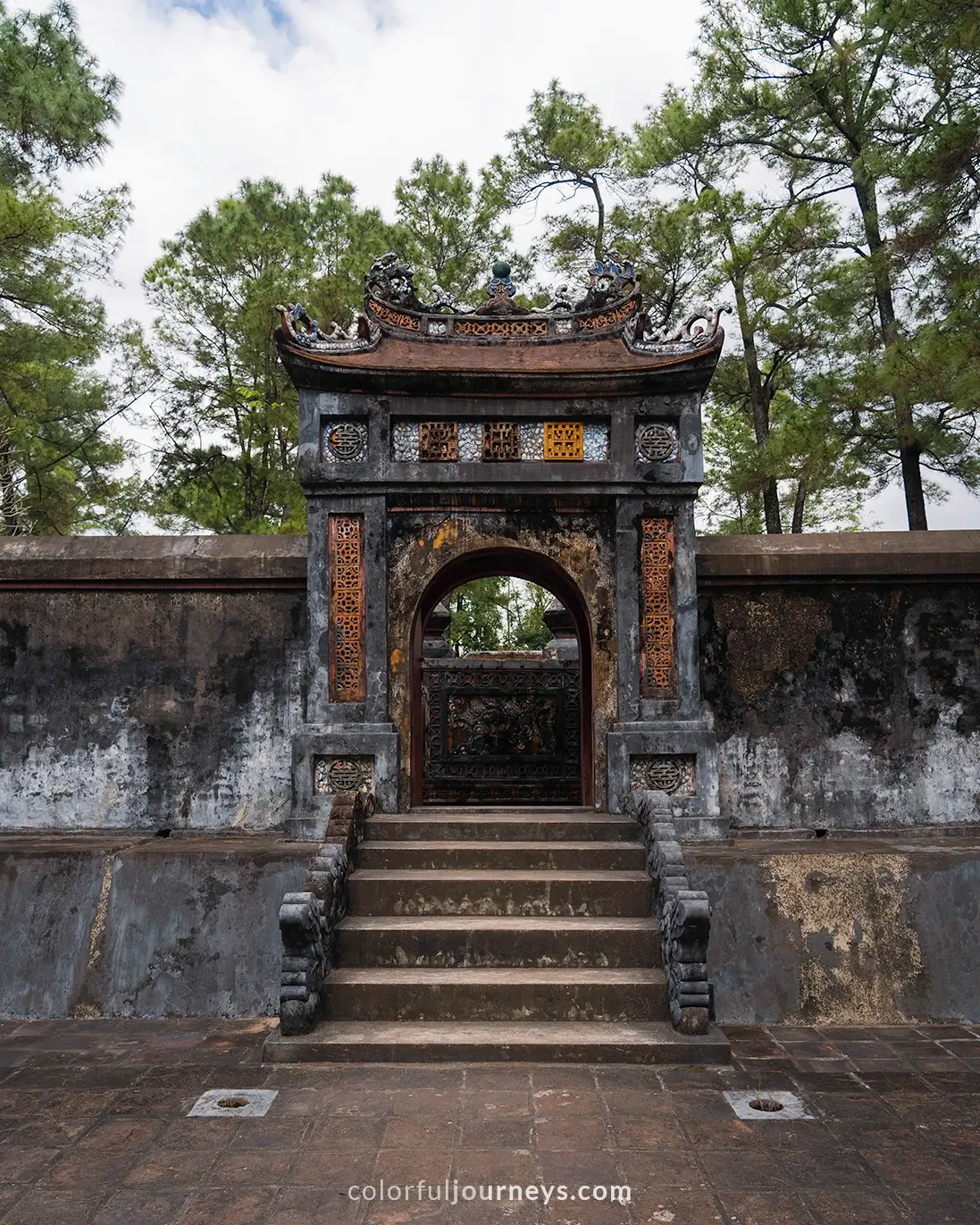 Tu Duc tomb complex in Hue, Vietnam