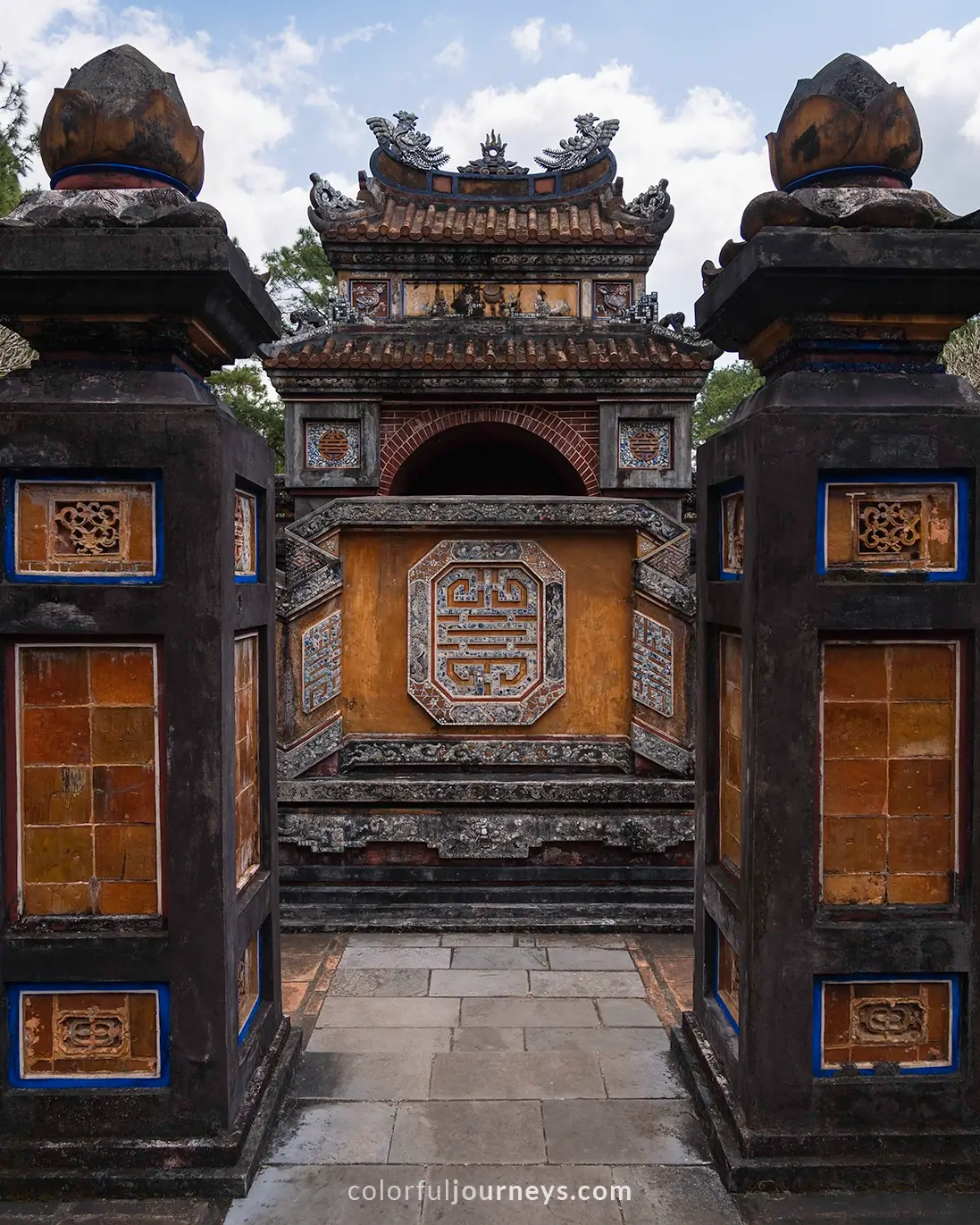 Tu Duc tomb complex in Hue, Vietnam