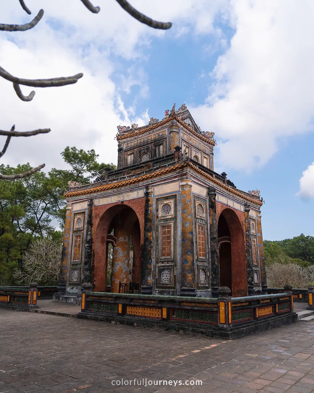 Tu Duc tomb complex in Hue, Vietnam