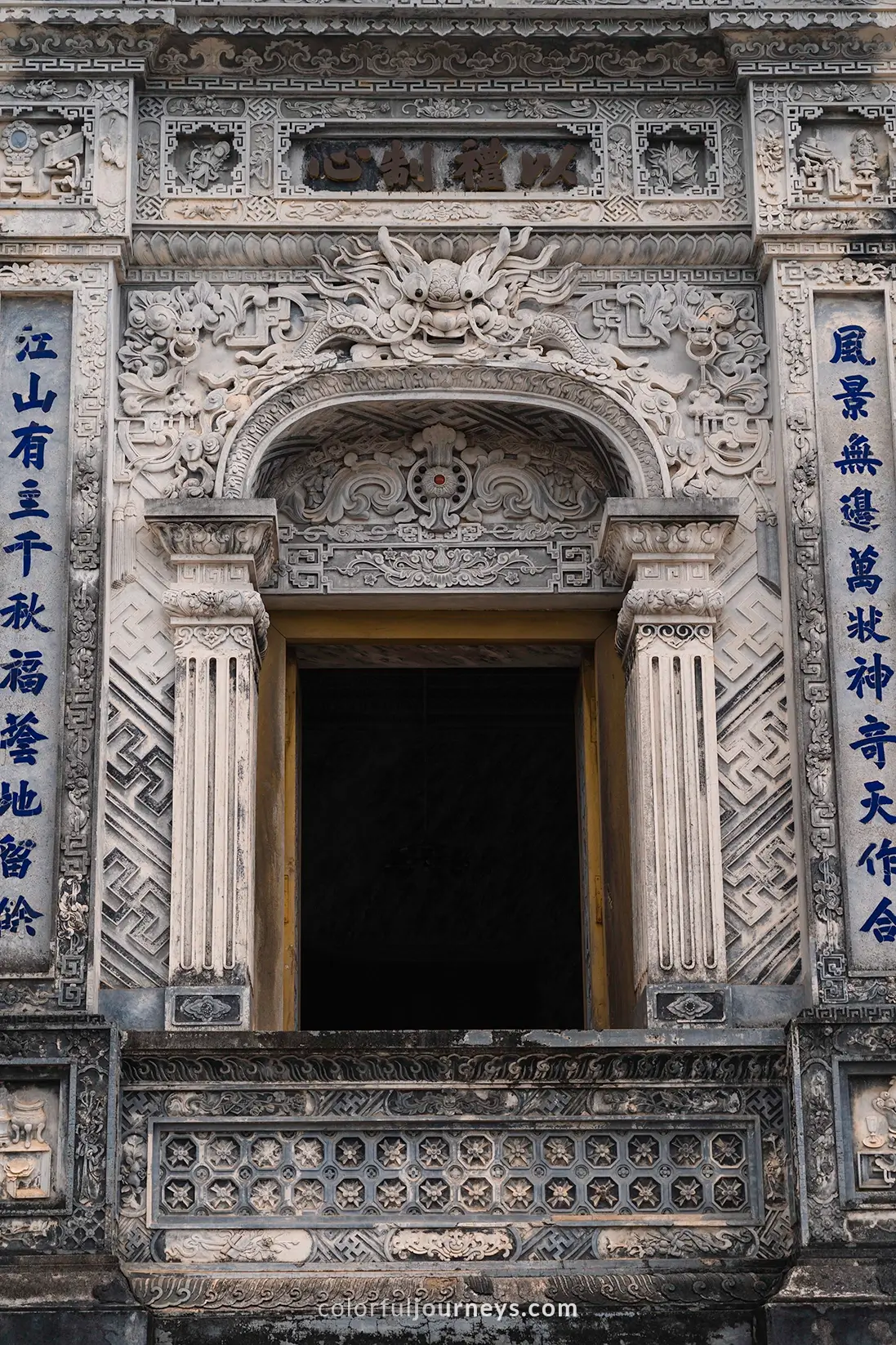 Khai Dinh Mausoleum in Hue, Vietnam