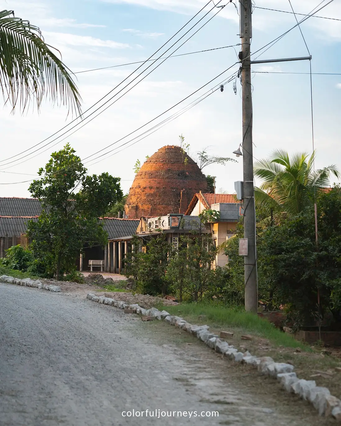 Brick kilns in Vinh Long, Vietnam