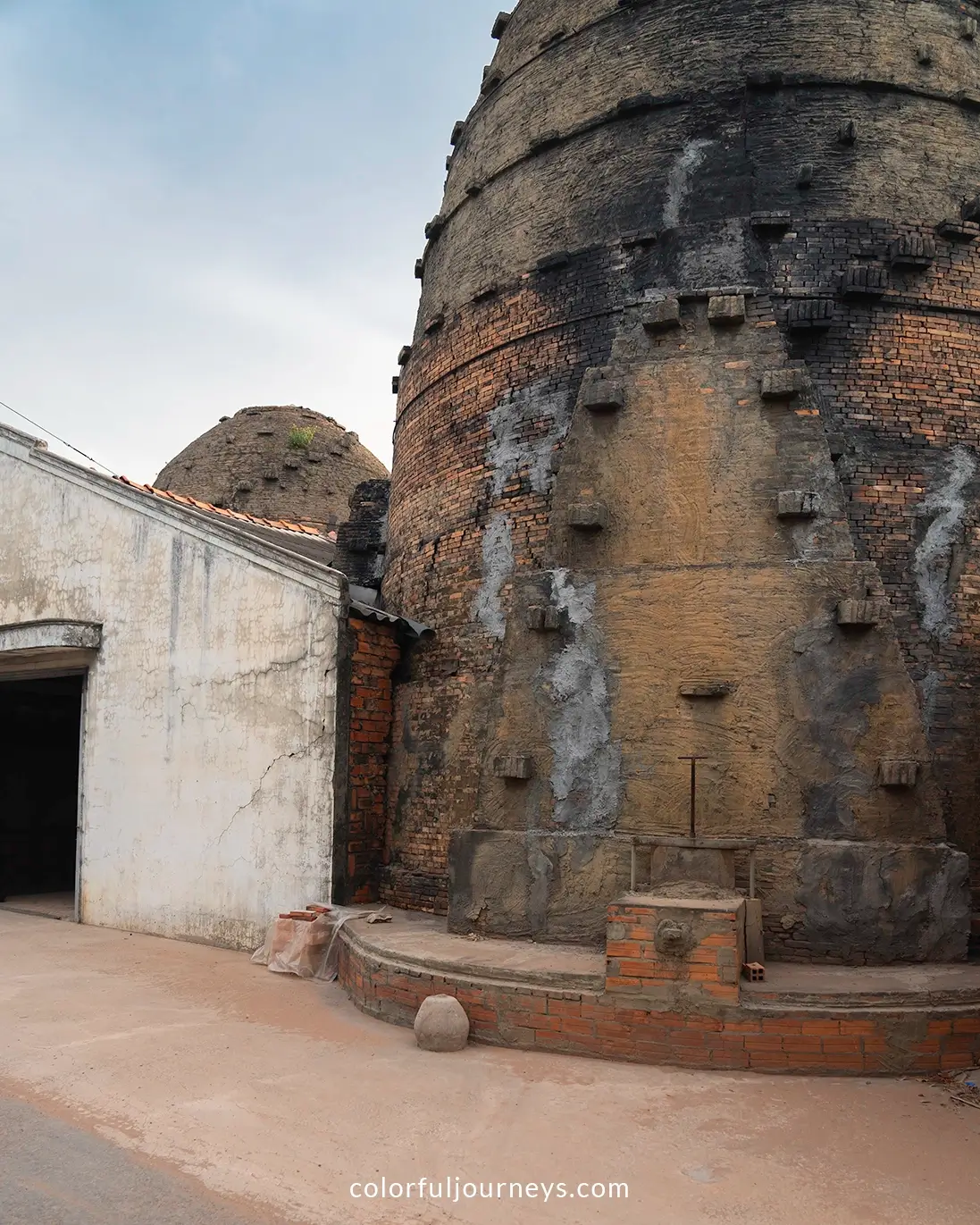 Brick kilns in Vinh Long, Vietnam
