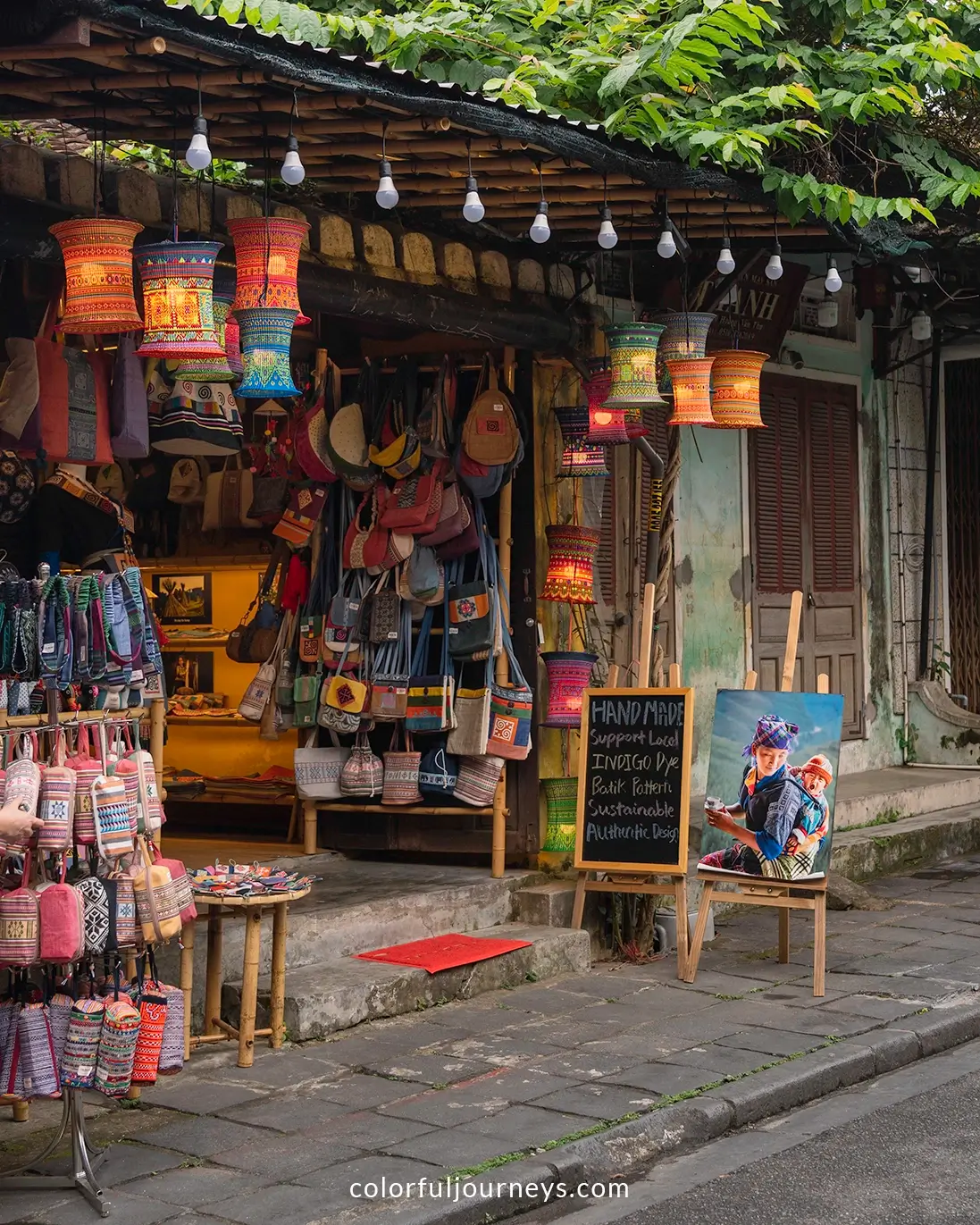 A souvernir shop in Hoi An, Vietnam