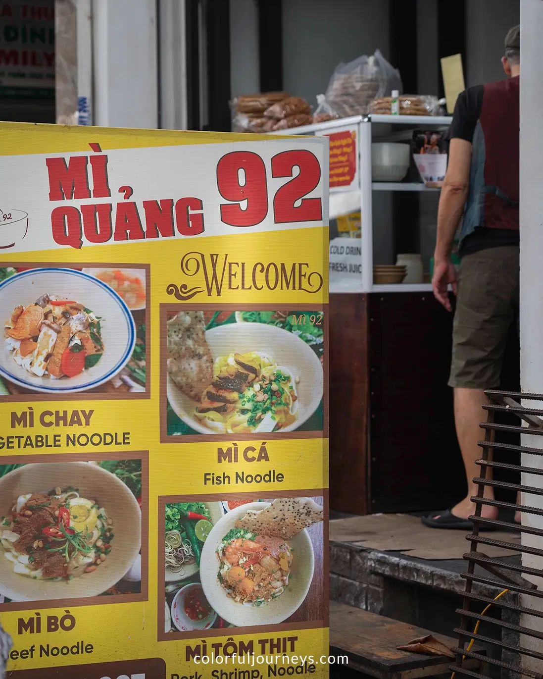 Mi Quang restaurant in Hoi An, Vietnam