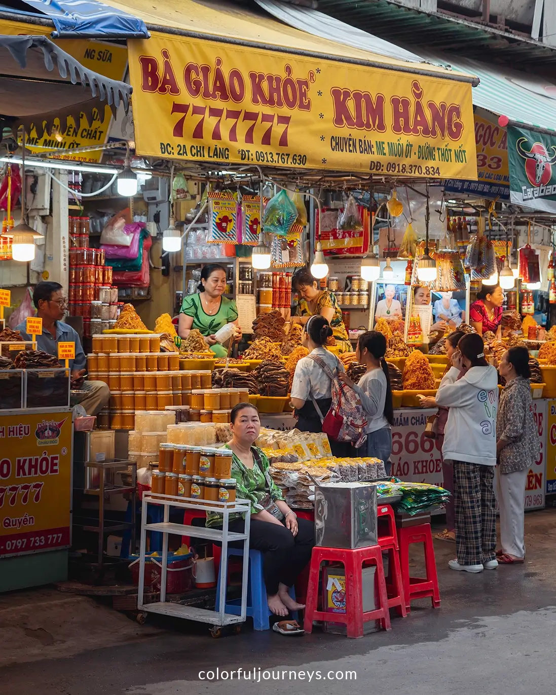 Fermented fish being sold at a market in Chau Doc, Vietnam
